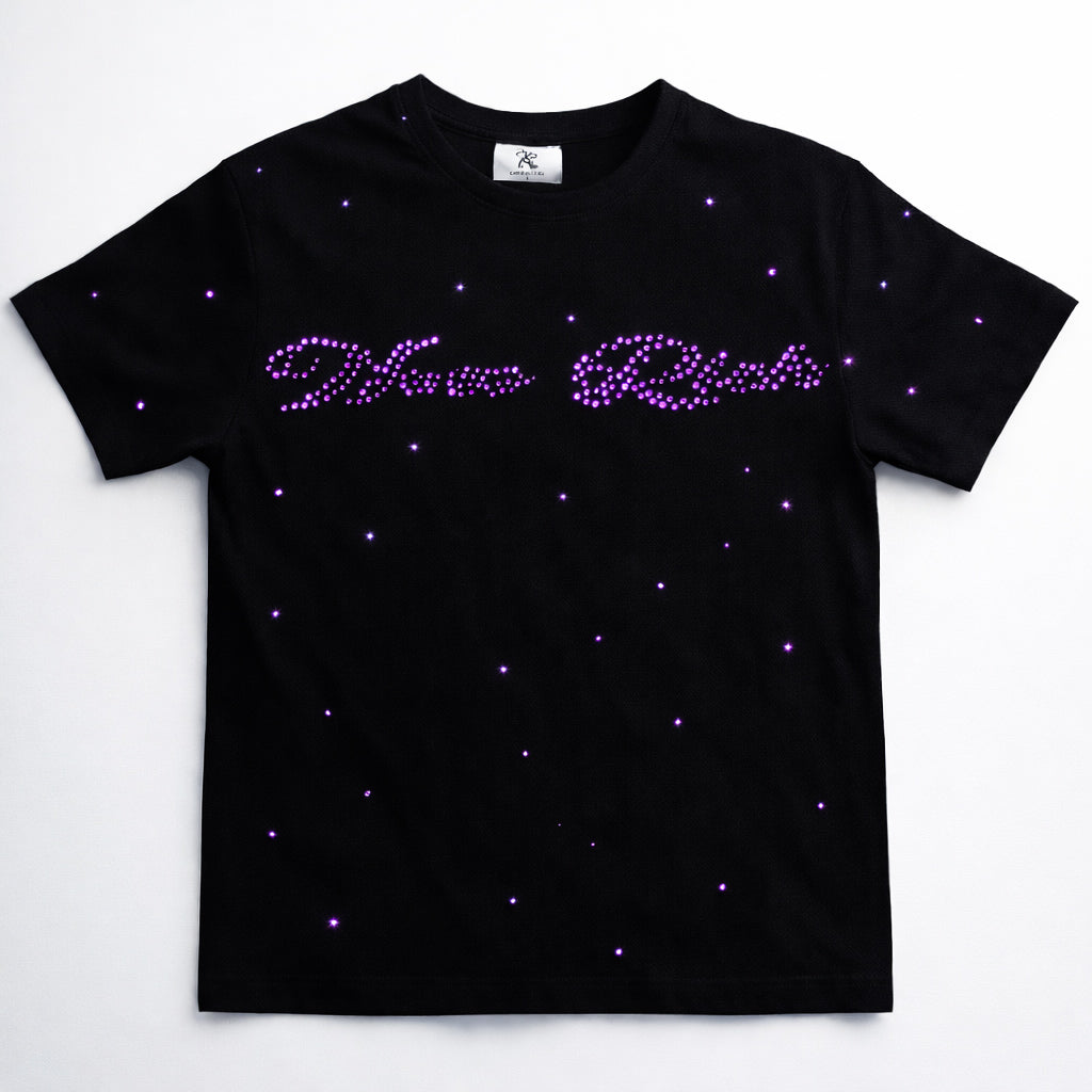 Rich Crystal Tee - Purple