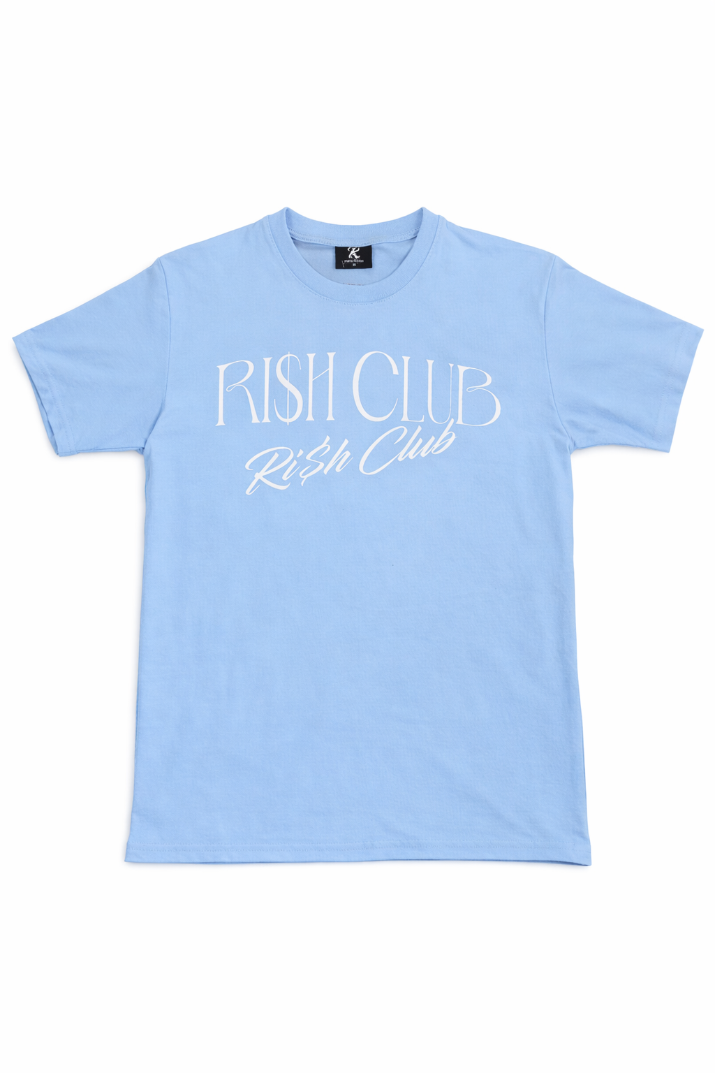 RI$H CLUB – Sky White Tee