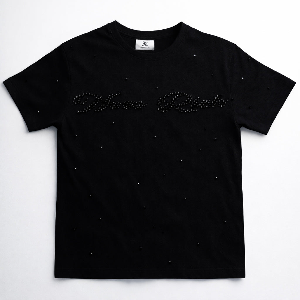 Rich Crystal Tee - Black